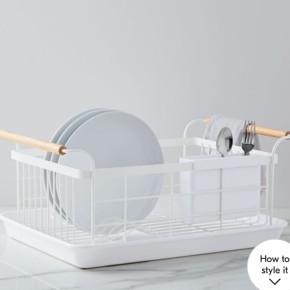 West Elm Kitchen West Elm Dish Drainer Rack White Poshmark